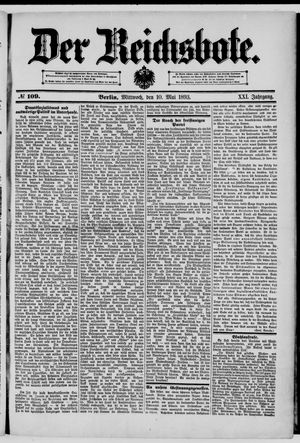 Der Reichsbote vom 10.05.1893