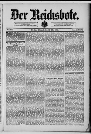 Der Reichsbote vom 31.05.1893