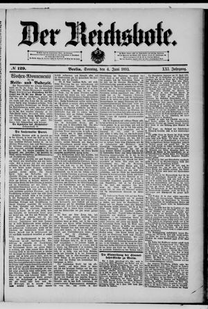 Der Reichsbote on Jun 4, 1893