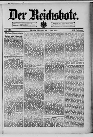 Der Reichsbote vom 07.06.1893