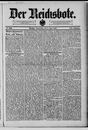 Der Reichsbote on Jun 8, 1893