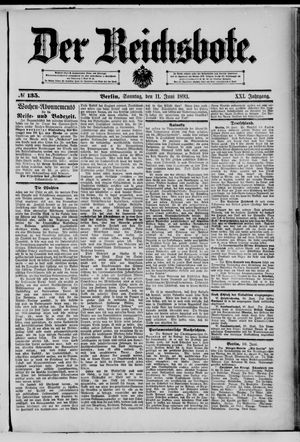 Der Reichsbote vom 11.06.1893