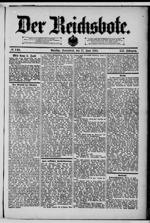Der Reichsbote vom 17.06.1893