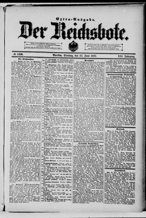 Der Reichsbote vom 25.06.1893