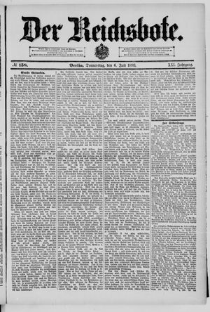 Der Reichsbote vom 06.07.1893