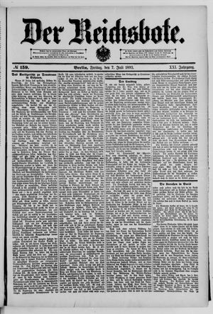 Der Reichsbote vom 07.07.1893