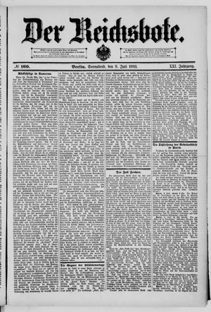Der Reichsbote vom 08.07.1893