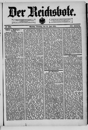 Der Reichsbote vom 18.07.1893
