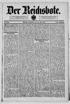 Der Reichsbote vom 22.07.1893