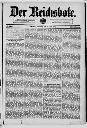 Der Reichsbote vom 25.07.1893