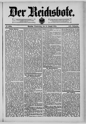 Der Reichsbote vom 10.08.1893