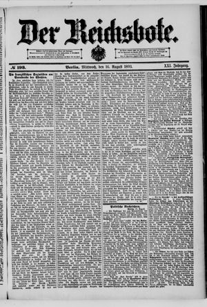 Der Reichsbote vom 16.08.1893