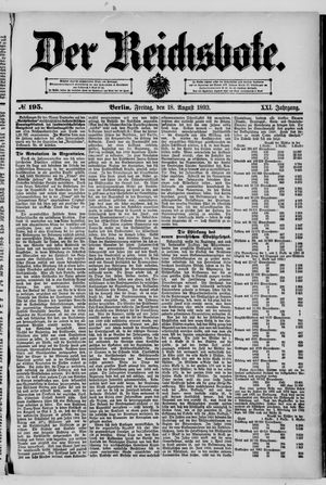 Der Reichsbote vom 18.08.1893