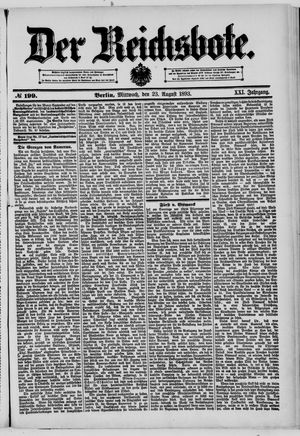 Der Reichsbote vom 23.08.1893