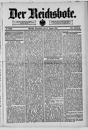 Der Reichsbote vom 26.08.1893