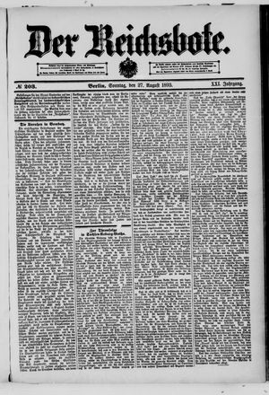 Der Reichsbote vom 27.08.1893