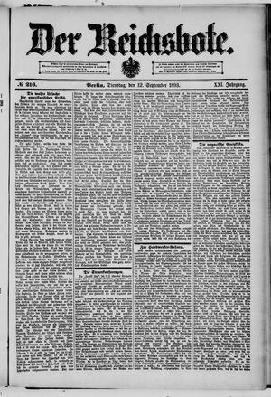 Der Reichsbote vom 12.09.1893