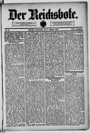 Der Reichsbote on Jan 6, 1894