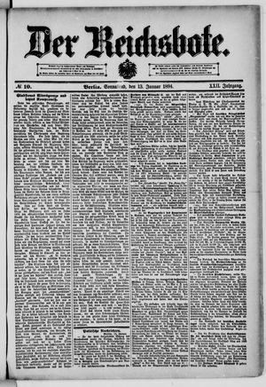 Der Reichsbote on Jan 13, 1894