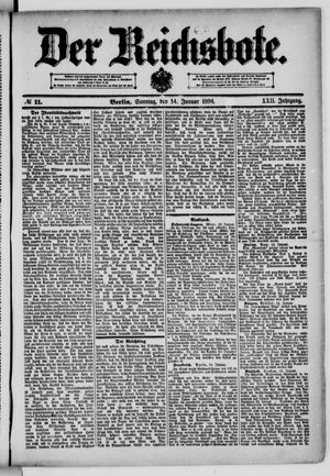 Der Reichsbote vom 14.01.1894