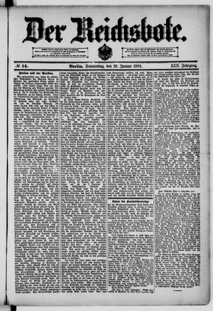 Der Reichsbote vom 18.01.1894