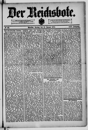 Der Reichsbote vom 19.01.1894
