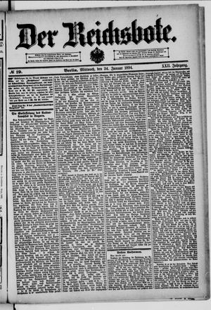 Der Reichsbote vom 24.01.1894