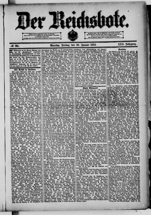 Der Reichsbote vom 26.01.1894