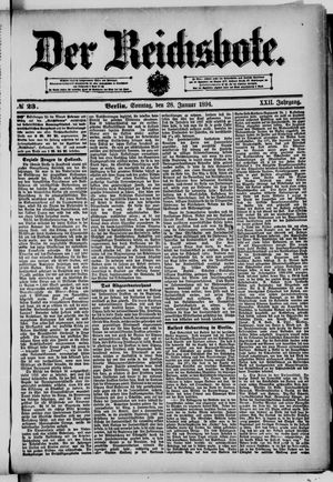 Der Reichsbote vom 28.01.1894