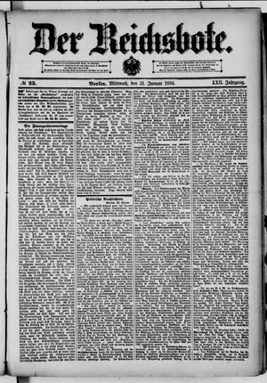 Der Reichsbote on Jan 31, 1894