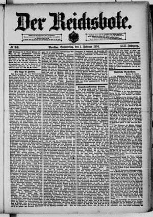 Der Reichsbote vom 01.02.1894