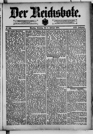Der Reichsbote vom 04.02.1894