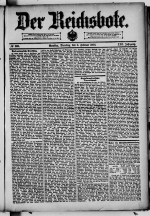 Der Reichsbote vom 06.02.1894