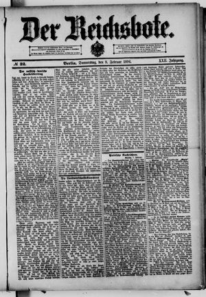 Der Reichsbote on Feb 8, 1894