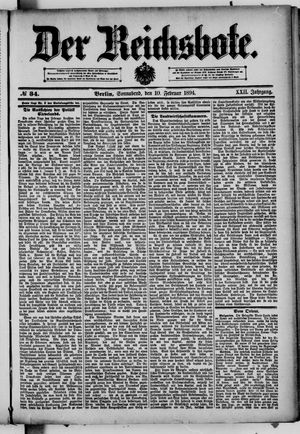 Der Reichsbote vom 10.02.1894