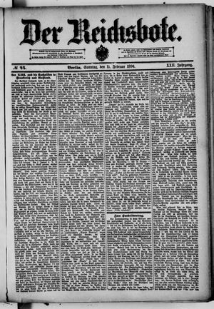 Der Reichsbote on Feb 11, 1894