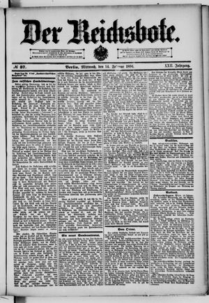 Der Reichsbote on Feb 14, 1894