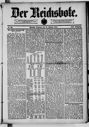 Der Reichsbote vom 18.02.1894