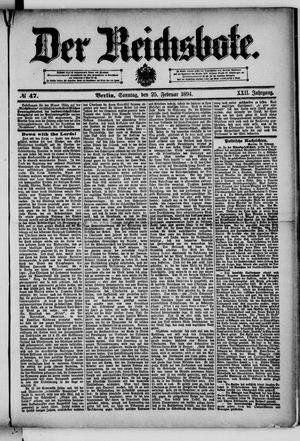Der Reichsbote on Feb 25, 1894