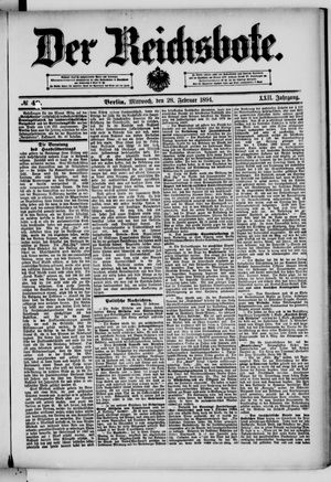 Der Reichsbote vom 28.02.1894