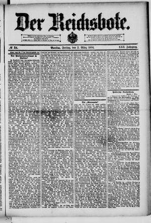 Der Reichsbote on Mar 2, 1894