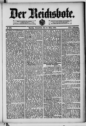 Der Reichsbote vom 10.03.1894