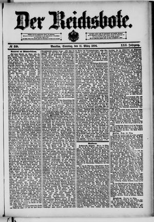 Der Reichsbote vom 11.03.1894