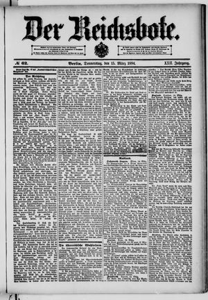 Der Reichsbote on Mar 15, 1894