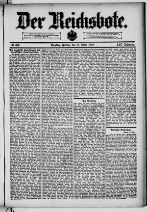 Der Reichsbote on Mar 16, 1894