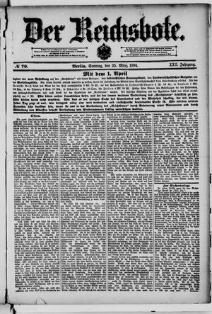 Der Reichsbote vom 25.03.1894