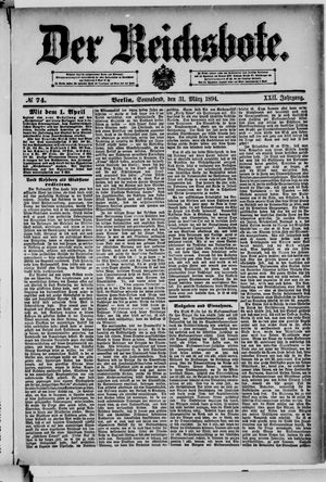 Der Reichsbote vom 31.03.1894