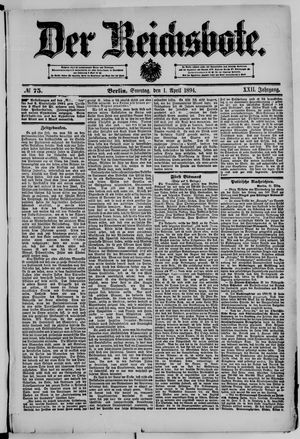 Der Reichsbote on Apr 1, 1894
