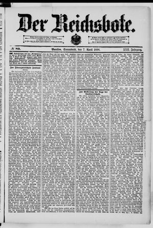 Der Reichsbote on Apr 7, 1894