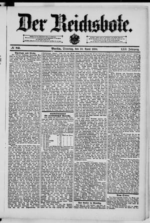 Der Reichsbote vom 10.04.1894